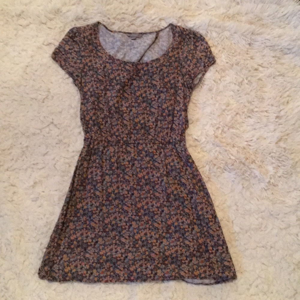 Open back floral dress